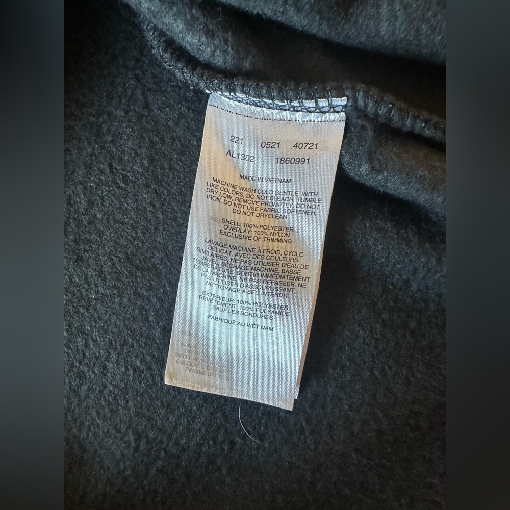 Women’s Columbia Black Fleece Pullover - quarter snap - XS - Picture 8 of 10